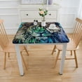 thumbnail image 3 of BANET  Tablecloth, Portrait with Digital Effect King of Forest Illustration, Rectangular Table Cover for Dining Room Kitchen Decor White, 3 of 7