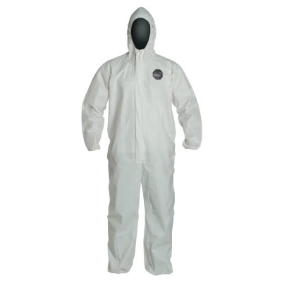 Proshield Nexgen Coveralls with Attached Hood, White, X-Large