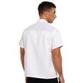 thumbnail image 4 of HULIJA Mens Womens Chef Shirt Restaurant Kitchen Work Uniform Short/Long Sleeve Chef Coat Jacket C03 XL, 4 of 7