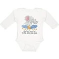thumbnail image 3 of Inktastic My Aunt Loves me to the Moon and Back Elephant Family Boys or Girls Long Sleeve Baby Bodysuit, 3 of 5