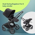 thumbnail image 3 of Bugaboo Fox 5 Cochecito Todo Terreno, Cochecito de Bebé 2 en 1 con Suspensión Total, Fácil Plegado, Moisés Espacioso, Asiento Extensible para Niños Pequeños, Maniobrabilidad con una Sola Mano (Negro M, 3 of 5