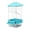 Blue, variant on Automatic Wall-Mounted Bird Feeder – Transparent No-Mess Food Dispenser for Parakeets& Small Bird,For Home Or Outdoor Use For Small Birds,Bird Cage Feeder,