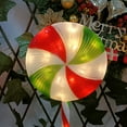 thumbnail image 6 of EUDIDV Xmas Decorative Lights 4 Pack Christmas Solar Lights Outdoor, 80LED Lollipop Peppermint Lights, Candy Cane Christmas Decorations With Warm For Xmas Holiday Patio Yard Festive String Lights, 6 of 7