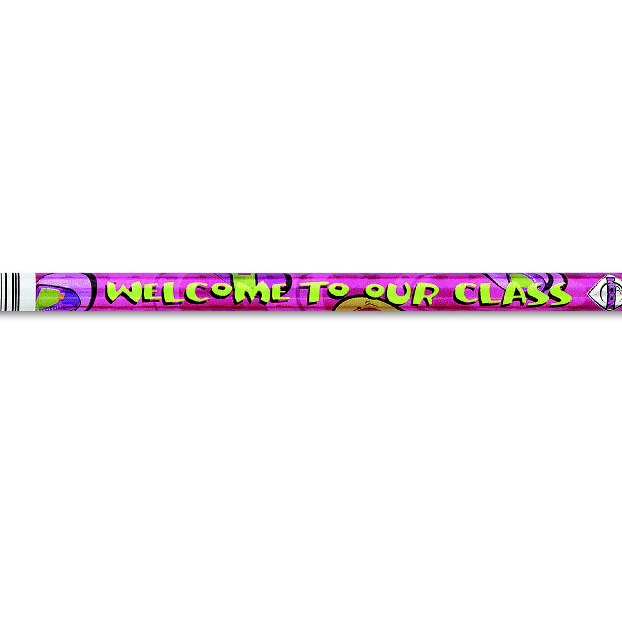 Moon Products Pencils Welcome To Our Class, 12 Per Pack, 12 Packs