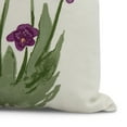 thumbnail image 2 of Simply Daisy, 16" x 16" Pretty Little Flower Outdoor Pillow, Purple, 2 of 2