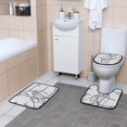 thumbnail image 6 of Abstract Line Art Design Bathroom Accessory Curtain Sets Bath Curtain Anti-Slip Mats and Toilet Pad 66x72in, 6 of 8