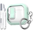 thumbnail image 1 of Funda para AirPods MHYALUDO de cuarta generación, transparente, 1 of 7