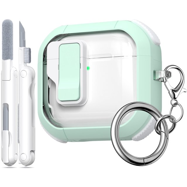Funda para AirPods MHYALUDO de cuarta generación, transparente