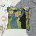 thumbnail image 2 of Orinice Love in the Field Graphic Decorative Cushion Throw Pillow Cover High-Quality Spring Pillow Case 1PC 18x18in, 2 of 5