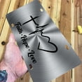 thumbnail image 5 of Yehwow Inspirational Hope Faith Love Words Metal Car Plate Aluminum License Plate, 5 of 6