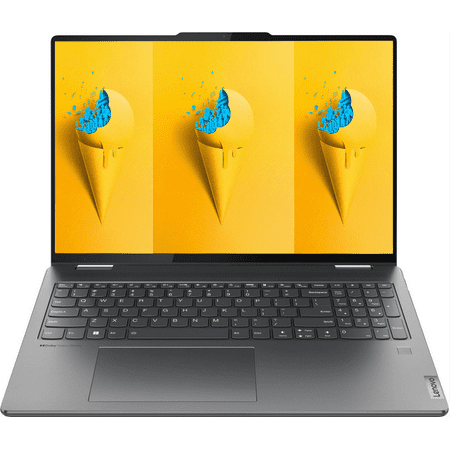 Lenovo Yoga 7i 2-in-1 laptop, 16" WUXGA (1920 x 1200) Touch Screen, Intel Iris Xe Graphics, Intel Core i5-1335U, 8GB RAM, 1TB PCIe SSD, Backlit, Windows 11 Home, Storm Grey, with 5ave Stylus Pen