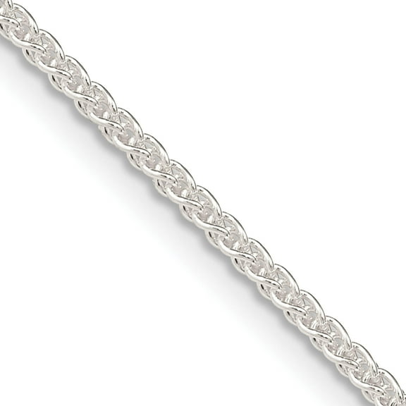 Sterling Silver 1.6mm Round Spiga Chain (26 X 1.6) Made In Italy qsp040-26