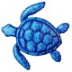 thumbnail image 1 of Decoración en Tortuga Artesanía en Metal onlyliua Colgante en Pared, 1 of 2