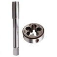 thumbnail image 2 of 2Pcs M14x1.5 Tap Die Set High Speed Steel Tap Die Sleeve Used for Machine Tool Internal and External Thread Tapping, 2 of 8
