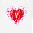 thumbnail image 4 of Inktastic Valentine Red Heart with Dots Boys or Girls Baby Bodysuit, 4 of 5