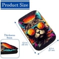 thumbnail image 4 of Cat Printed Soft Furry Car Armrest Mat 12.5x8.2 Inch Comfortable Armrest Accessory, 4 of 6