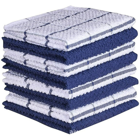 Clearance! Under $10 8PC Cleaning Kitchen Fast Absorbent Microfiber Towels Rags and Cloths Drying Super Cotton Dish Dish Soft Kitchen Dishcloths Towels Dish