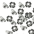 thumbnail image 4 of 50 Pcs Zinc Plated Carbon Steel Four Claw T Nut Pronged Threaded Insert M3, 4 of 9