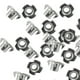 thumbnail image 4 of 50 piezas de tuercas en T de cuatro garras de acero al carbono con revestimiento de zinc plateado con inserto roscado M3, 4 of 9