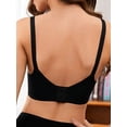 thumbnail image 2 of Sujetador De Lactancia Negro Sin Costuras Con Cierre Frontal, 2 of 11