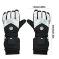 thumbnail image 3 of USB Heated Gloves for Men Women, Rechargeable Waterproof Touchscreen Hand Warmer Electric Heating Gloves , Outdoor Sports Cycling Skiing Motorcycling Hunting, 3 of 4