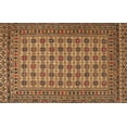 thumbnail image 1 of Ahgly Company Machine Washable Indoor Rectangle Traditional Yellow Area Rugs, 2' x 3', 1 of 7