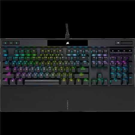 Corsair K70 Gaming Keyboard - Cable Connectivity - USB 3.1 Type A Interface - RGB LED - 104 Key Windows Lock Key, Volume Control Hot Key(s) - English (North America) - PC, Mac - Mechanical/MX Keysw...