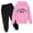 Pink, variant on WMQPNNS Girls Pant Sets Girls 2 Piece Outfits Size 14-16 Hoodie and Jogger Pants with Pockets Casual Two Piece Outfit Tracksuits Kids Clothes(Size 4-5 Years, Red)