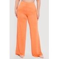 thumbnail image 3 of Women's Plus Size High Waisted Wide Leg Brushed Knit Pants, 3 of 4