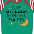 thumbnail image 3 of Inktastic I Love My Glamma to the Moon and Back Boys or Girls Baby Bodysuit, 3 of 4