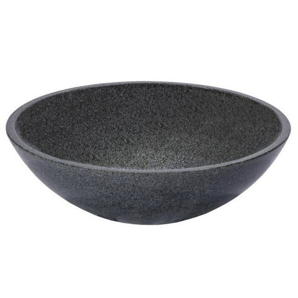 Eden Bath EB-S059SG-P 16.5 x 5.9 in. Sesame Granite Round Vessel Sink Bowl&#44; Gray