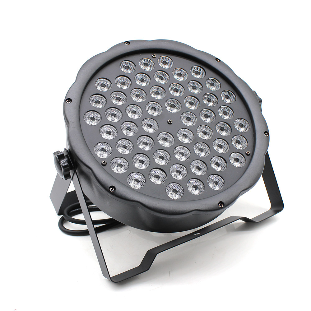 LED Stage Par Light 54×3W RGBW – DMX512, Voice-Activated, Dimmable 0-100%, 90° Adjustable, Floor/Table/Stage Mount, for Parties, Clubs, DJ, Wedding & Halloween