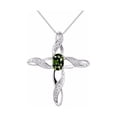 thumbnail image 3 of RYLOS Jewelry For Women Sterling Silver Infinity Wave Tennis Bracelet, Ring & Necklace Gemstone w/ Diamonds Adjustable 7"-8" Wrist & 18" Chain Green Sapphire September Birthstone Jewelry, 3 of 10