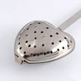 thumbnail image 3 of 1X Filtre en Acier Inoxydable Infuseur de Thé Forme Coeur Cuillère Passer Boule Nouveauté Infuseurs Diffuseur de Coeur Inoxydable avec Maille Cuillère à Café la Forme Coeur Cuillère Boule Argent en Forme, 3 of 8