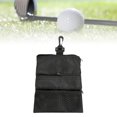 thumbnail image 4 of Small Golf Ball with Hooks 3 Pocket Storage Bag Golf Accessories Black, 4 of 7
