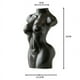 thumbnail image 5 of Jarrón de cuerpo cerámico - Decoración bohemia (negro), 5 of 5