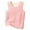 Pink, variant on Children's Warm Vest with Velvet, No Trace for Autumn and Winter Inner Wear Bottom Vest Underwear for Boys and Girls