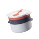 thumbnail image 1 of Moyic Juego de cocina para microondas, olla de vapor apilable con asas dobles, vaporera de cocina multifuncional, gran capacidad para cocina Utensilios de cocina Moyic HA021334-00, 1 of 6