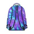 thumbnail image 3 of Purple and Blue Tie Dye Pattern Backpack for School, Cute School Bag with Adjustable Shoulder Straps and Padded Back, 15.3"x11"x7.1", 3 of 5