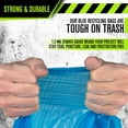 thumbnail image 2 of Aluf Plastics 20-30 Gallon 1.2 MIL Blue Industrial Strength Trash Bags - 30" x 36" - Pack of 200 - For Industrial, Home, & Recycling, 2 of 4