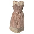 thumbnail image 3 of Big Girl Sleeveless Classy Floral Lace Easter Graduation Flower Girl Dress Blush 7, 3 of 3
