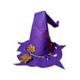 thumbnail image 1 of Halloween Hat Cosplay Cap Felt Exquisite Workmanship Multicolored Outfit Children Great Decoration Party Costume Decor Beautiful Purple, 1 of 7
