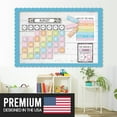 thumbnail image 5 of Classroom Calendar Set Bulletin Board Decor – School Calendar For Classroom Elementary & Preschool, Bulletin Board Decorations With Weather Chart & Seasons, Colorful Teacher Must Haves, 5 of 8