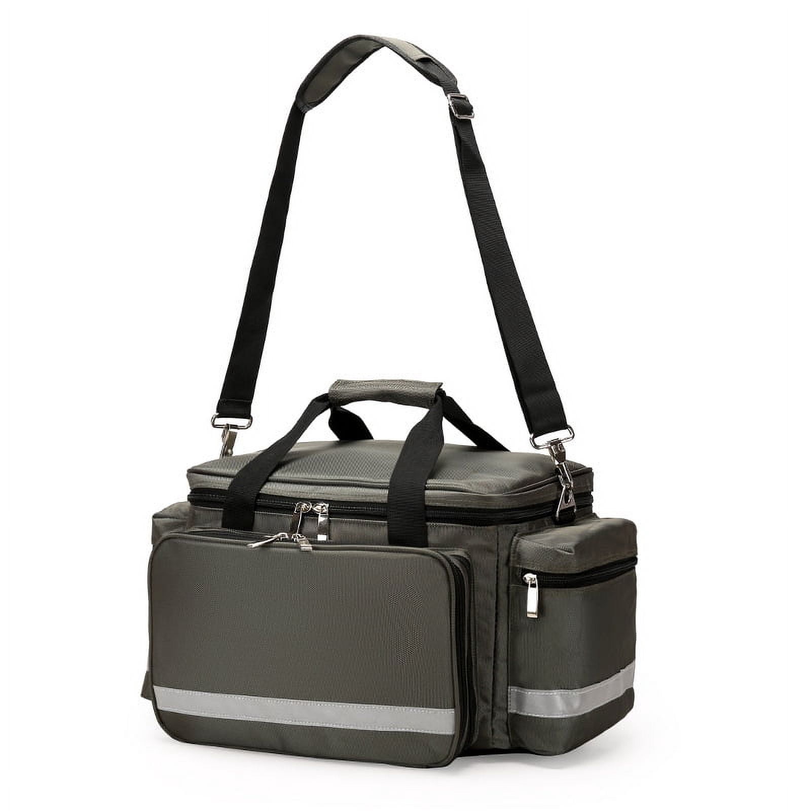 Medical Supplies Bag, Family First aid kit Large-Capacity,Nurse Bag with Handle and Shoulder Strap,Multiple Pockets