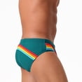 thumbnail image 6 of Mens Bikini Swimwear Sexy Swimsuit Gradient Design Swim Briefs with Drawstring Low Waist Bathing Suit Lightweight Swim Bottons 2026 Summer Beach Vacation Outfits, 6 of 6