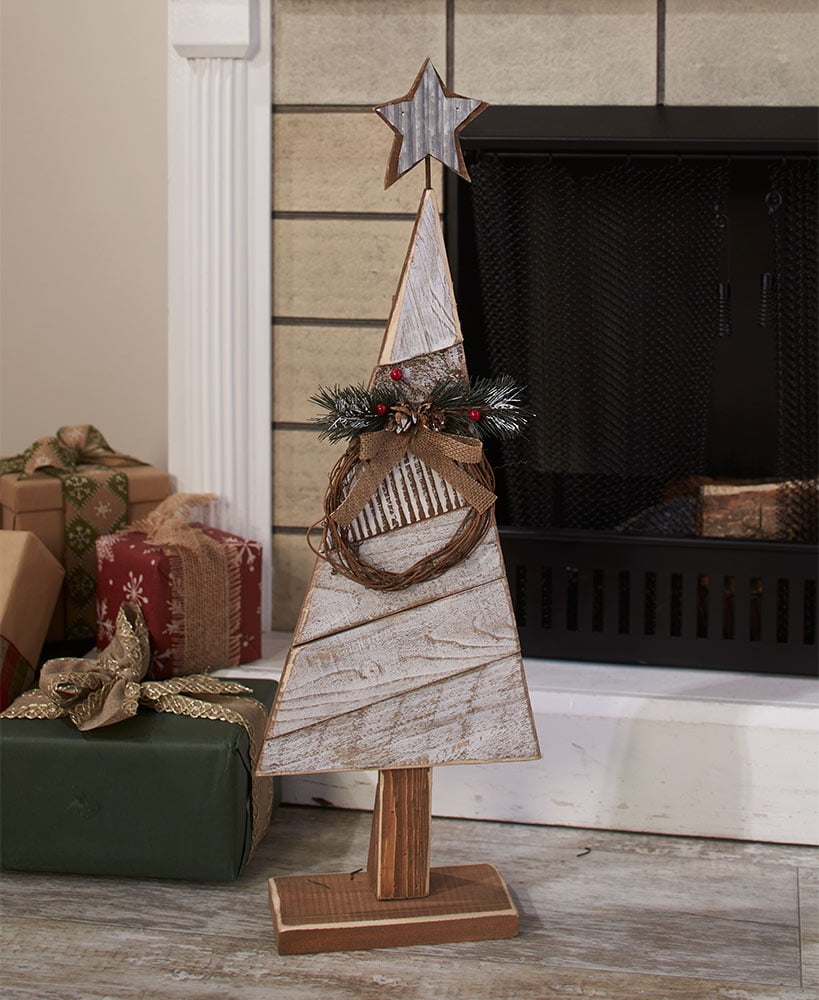 The Lakeside Collection Vintage Wood Christmas Trees Small