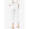 thumbnail image 2 of Woman Within Plus Size 7-Day Elastic-Waist Pull-On Cotton Denim Capri Jeans, 2 of 6