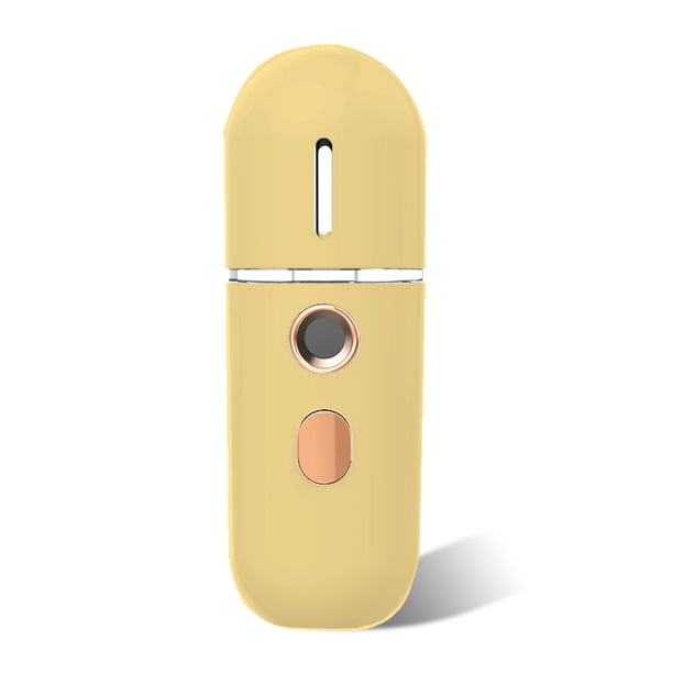 Mistol humidificador de mano de mano Nebulizador facial Máquina de pulverización de agua Difusor hidratante Steamer Skin Sprayer Cuidado personal Amarillo seitruly HA028262-04B