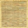 thumbnail image 1 of Ahgly Company Indoor Square Abstract Cinnamon Brown Abstract Area Rugs, 3' Square, 1 of 6