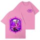 thumbnail image 1 of Hazbin Hotel Casual de la moda de las mujeres de manga corta Impreso Cuello Redondo Pullover Tops Rosa/3XL, 1 of 4